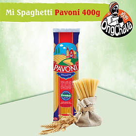 Mì Ý Pavoni 400gram 100% lúa mì nguyên chất (Pavoni Spaghetti)