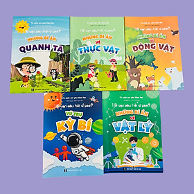 Sách- Combo 5 cuốn Sách 10 Vạn Câu Hỏi Vì Sao - Tủ sách Em yêu Khoa học (Phiên bản mới nhất)