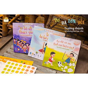 Combo 3 Cuốn Sách Kỹ Năng Cho Bé 1-2-3-6 Tuổi - Bộ Tớ Đã Lớn Rồi (Song Ngữ Anh Việt) - Truyện Tranh Cho Bé Tập Nói, Mầm Non
