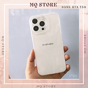 Ốp lưng trong suốt bảo vệ camera dành cho iPhone 14, 14 Pro,14 Max,14 Pro Max chính hãng KST(hàng chính hãng)