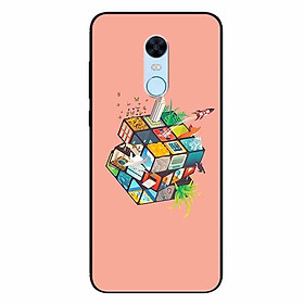 Ốp lưng in cho Xiaomi Redmi Note 5/ Redmi 5 Plus Rubik Cube