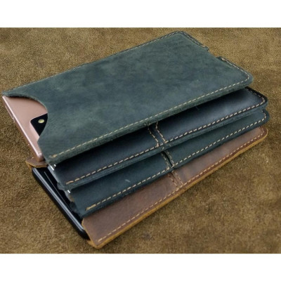 Bao Da Rút cho điện thoại Note20 Ultra, S22 Ultra, S21 Plus, Note 10 Plus Da Bò Thật may máy cao cấp