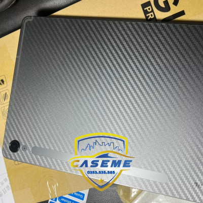Miếng Dán Carbon Bảo Vệ Mặt Lưng Dành Cho Samsung Tab S7/S8/S9 | Dán Skin 3D Chống Trầy, Che Nứt, Không Bong Bóng