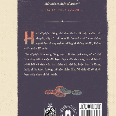 Hai Số Phận Kane và Abel (Bìa Cứng)