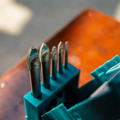 BỘ MŨI KHOAN KIẾNG (KÍNH) 5 CHI TIẾT 4-10MM TOTAL TACSD7256