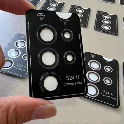 Bộ Len Dán Camera Cho Samsung S25 Ultra / S24 Ultra / S24 Plus / S23 Ultra / S23 Plus / S22 Ultra Có Khung Tự Dán