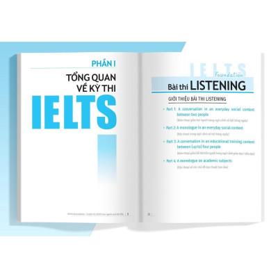Sách - Ielts Foundation - Luyện Thi Ielts Cho Người Mới Bắt Đầu 4 Kỹ Năng - Megabook