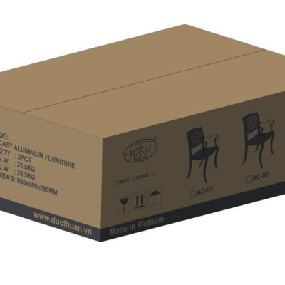 Ghế Nhôm Đúc AC-02-W