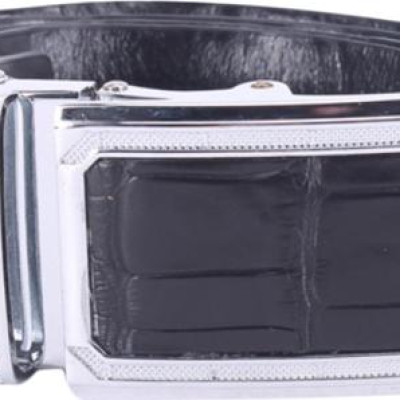 Bộ Ví & Thắt Lưng Nam Da Cá Sấu Huy Hoàng HT2201-HT4201 (23 x 11,5 cm) - Đen