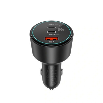 Bộ Sạc Điện Thoại Trên Ô Tô Wi WU Exeed 200W QC+PD Wi-QC026 - Hàng Chính Hãng