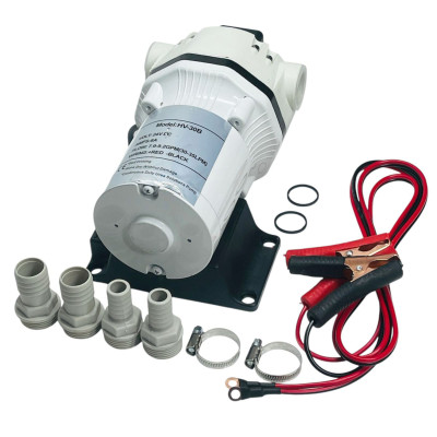 Bơm hóa chất giặt tẩy, nước rửa chén bát điện 12V 24V HV-30 lưu lượng 20L