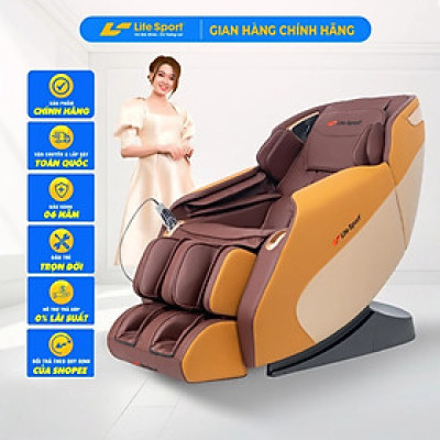 Ghế Massage Toàn Thân Lifesport LS-911, Ghế Massage Với Cảm Biến AI Dò Quét Cơ Thể, Đưa Ra Những Bài Massage Phù Hợp