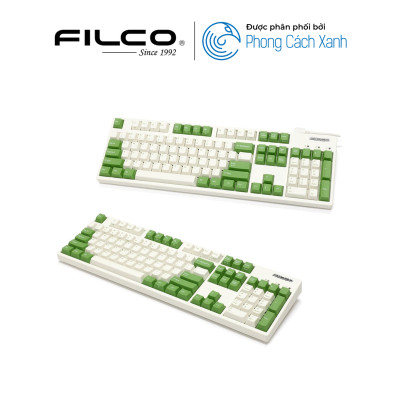 Bàn phím cơ Filco Majestouch Convertible 3X Matcha - Fullsize - Hàng Chính Hãng