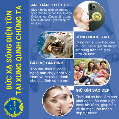 MÀNG HẤP THỤ SÓNG ĐIỆN TỪ ECOG9 _Cầu chì bảo vệ cơ thể_HÀNG CHÍNH HÃNG