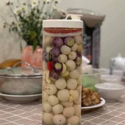 HỘP MUỐI CHUA DƯA CÀ, NGÂM HOA QUẢ HÀN QUỐC LOẠI CAO 2.1 LÍT - HÀNG NHẬP KHẨU