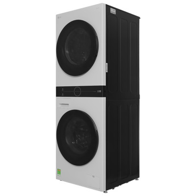 Tháp giặt sấy LG WashTower Inverter giặt 14 kg - sấy 10 kg WT1410NHE - Hàng Chính Hãng