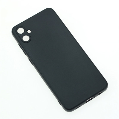 Ốp lưng dành cho SamSung Galaxy A06 dẻo màu đen bảo vệ camera sau, chống bám vân tay  - Hàng chính hãng