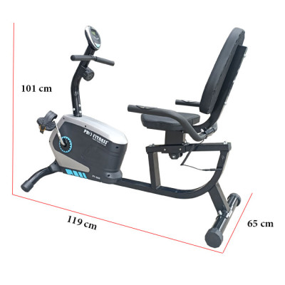 Xe đạp tập có ghế tựa lưng PF-56R Chính hãng Pro Fitness cho người già tập phục hồi chức năng