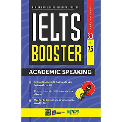 Sách - Ielts Booster Academic Speaking - New Oriental IELTs Research Institute - 1980 Books