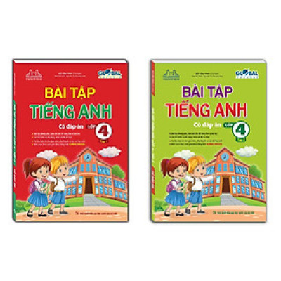Sách - Global Sccess - Bài Tập Tiếng Anh Lớp 4 - Combo 2 Tập - Có Đáp Án - Minh Thắng