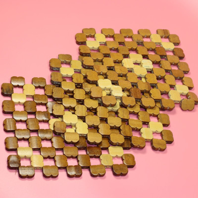 combo 2 Miếng lót nồi cách nhiệt gỗ trúc,lót bát đĩa nồi chống trơn - HENRYSA