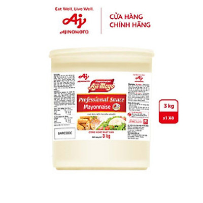 Xốt Mayonnaise Aji-mayo® Professional Sauce 3kg/Thùng
