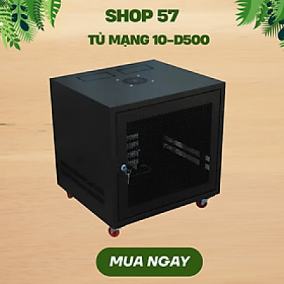 Tủ Mạng 10U D500 Famrack – Tủ Rack 19 Inch,Hàng Chính Hãng, Có Bánh Xe, Chất Lượng Cao