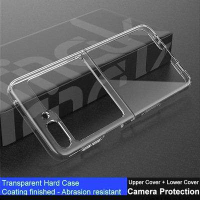 Ốp lưng trong suốt chống sốc cho Samsung Galaxy Z Flip 6 hiệu Likgus Crystal - Bảo vệ toàn diện, chống sốc chống va đập - Hàng chính hãng