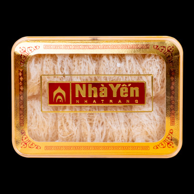 Tổ Yến Trắng Tinh Chế - Nhà Yến Nha Trang - Loại Chất Lượng 5.0 - Hộp 100 Gram - Tổ Yến Sào Tinh Chế - Hàng Chính Hãng