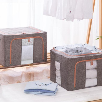 Túi chăn màn khung sắt xuất khẩu Hàn Quốc, Túi đựng chăn mền quần áo cao cấp chính hãng D Danido