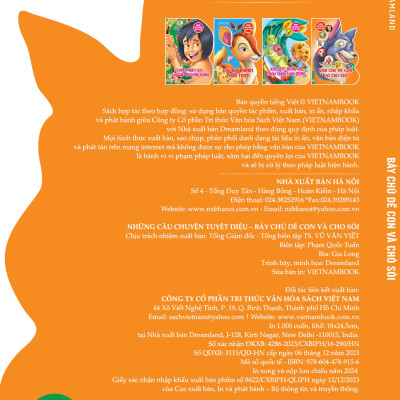 Combo Những Câu Chuyện Tuyệt Vời (4 Quyển): Chú Nai Bambi Thân Thiện + Bảy Chú Dê Con Và Chó Sói + Kiến Tốt Bụng Và Châu Chấu Lười Biến + Cuộc Phiêu Lưu Của Cậu Bé Rừng Xanh 