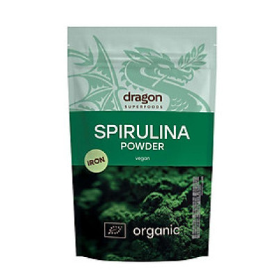 Bột tảo xoắn hữu cơ Dragon Supperfoods 200gr Spirulina powder Dragon Supperfoods 200gr