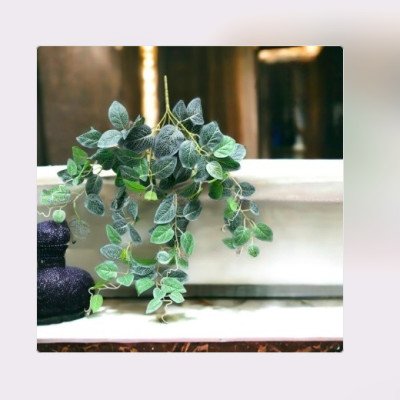 Cụm lá rủ giả, dây leo trang trí, cụm lá treo tường trang trí ban công nhà cửa, nhà hàng, quán ăn