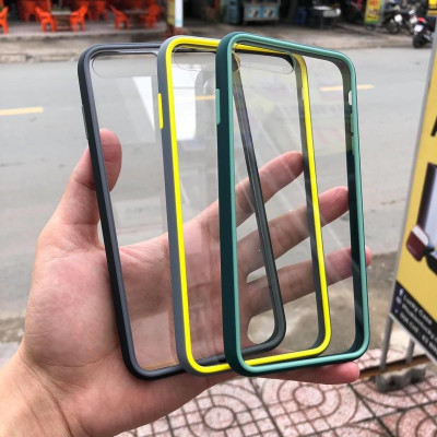 Ốp lưng Trong Suốt Viền Màu Sexy Likgus CHỐNG Ố dành cho iphone - hàng chính hãng