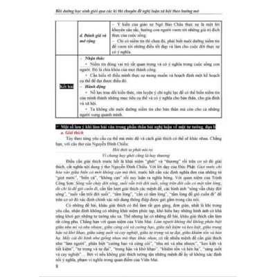 Sách - Bồi Dưỡng Học Sinh Giỏi Qua Các Kì Thi Chuyên Đề ( 2c : Nghị Luận Xã Hội Theo Hướng Mở + Lí Luận Văn Học)