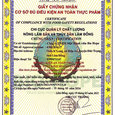 Combo 6 Hũ Yến Sào Cao Cấp Chưng Đông Trùng Hạ Thảo BIO HOPE - 1 Hộp 6 Hũ