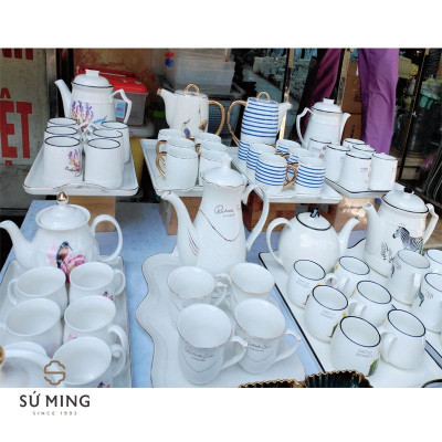 Bộ Ấm Chén Uống Trà, Nhiều Mẫu Mã Họa Tiết Đa Dạng