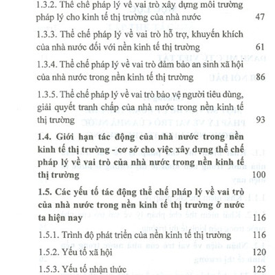 Thể Chế Pháp Lý Về Vai Trò Của Nhà Nước Trong Nền Kinh Tế Thị Trường Ở Nước Ta Hiện Nay - Một Số Vấn Đề Lý Luận Và Thực Tiễn (Sách Chuyên Khảo)