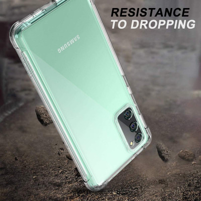 Ốp lưng chống sốc trong suốt cho Samsung Galaxy S20 Likgus Crashproof giúp chống chịu mọi va đập - hàng nhập khẩu