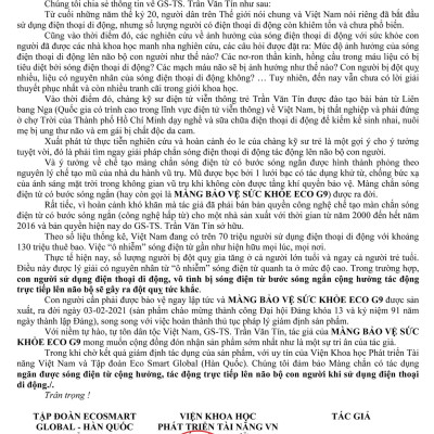 MÀNG HẤP THỤ SÓNG ĐIỆN TỪ ECOG9 _Cầu chì bảo vệ cơ thể_HÀNG CHÍNH HÃNG