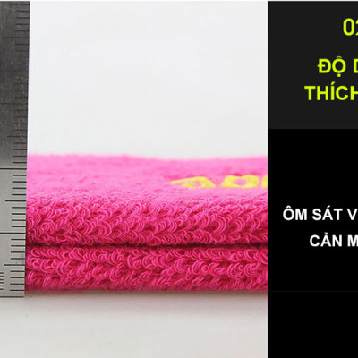 Băng đô băng trán thể thao AOLIKES A-2108 thấm mồ hôi cotton thoáng khí sport sweatband