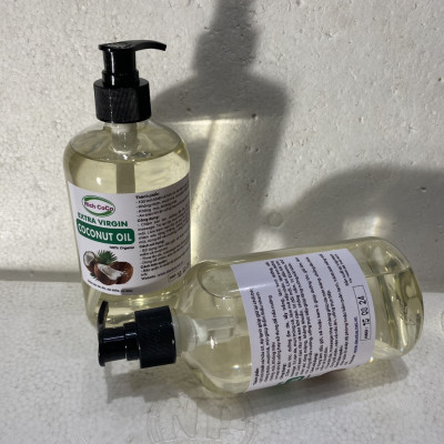 DẦU DỪA HỮU CƠ ÉP LẠNH - RICH COCO – EXTRA VIRGIN COCONUT OIL – CHAI 500ml