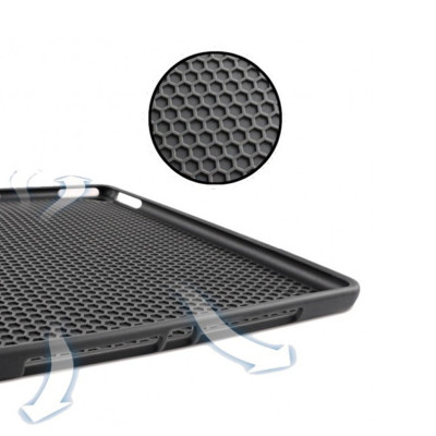 Bao da ipad Mini 5 2019 hiệu Mutural có khe cài bút cảm ứng_ Đỏ- hàng nhập khẩu