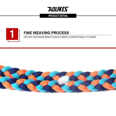 Băng trán thể thao AOLIKES A-2102 thấm mồ hôi chống trượt sport sweatband