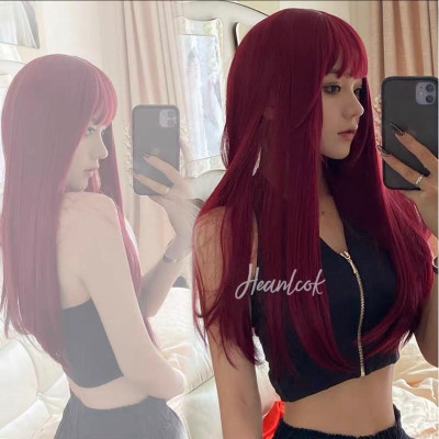 Tóc giả cúp lửng cao cấp- tặng lưới chum tóc