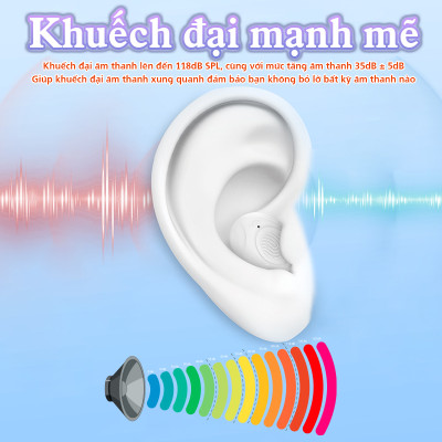 Máy trợ thính đeo trong tai Funmic EN-IA102A - Loại đeo 2 tai