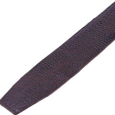 Thắt Lưng Nam Da Đà Điểu Bản Lớn Trơn Huy Hoàng HT4426 - Nâu Đất