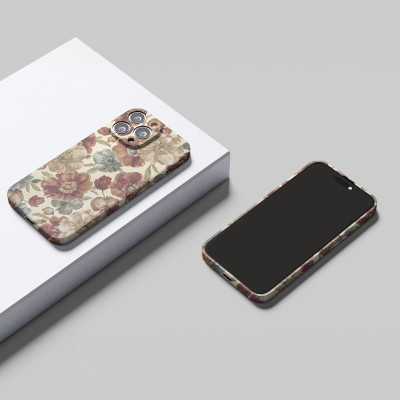 Ốp lưng chống sốc 2m hiệu HOTCASE 3D Wildflower cho iPhone 17 16 15 14 13 12 11 Pro Max 14 15 16 Plus - Hàng nhập khẩu