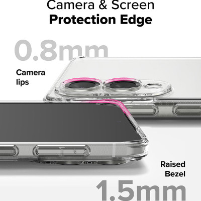 Ốp lưng cho Samsung Galaxy S25 Edge RINGKE Fusion - Hàng Chính Hãng