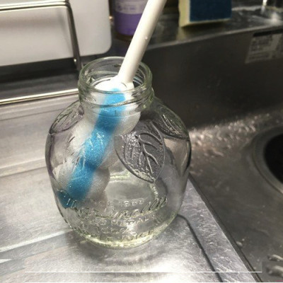 Combo 03 Dụng cụ rửa chai lọ, bình sữa có đầu mút - Nội địa Nhật Bản